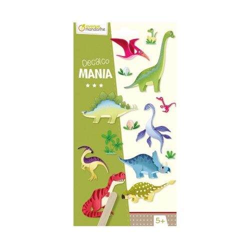 ΧΑΛΚΟΜΑΝΙΕΣ ΣΕΤ 2Φ "ΔΕΙΝΟΣΑΥΡΟΙ" AVENUE MANDARINE CC047C