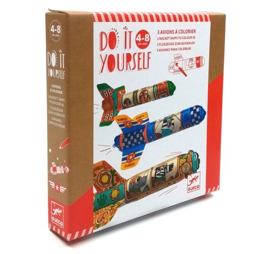 Φτιάχνω και "Χρωματίζω ρουκέτες" (d.i.y) Djeco 07948