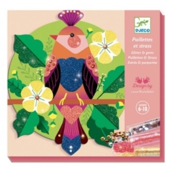 ΔΗΜΙΟΥΡΓΩ ΜΕ ΓΚΛΙΤΕΡ & ΣΤΡΑΣ "ΠΑΡΑΔΕΙΣΕΝΙΑ ΠΟΥΛΙΑ" DJECO 09522