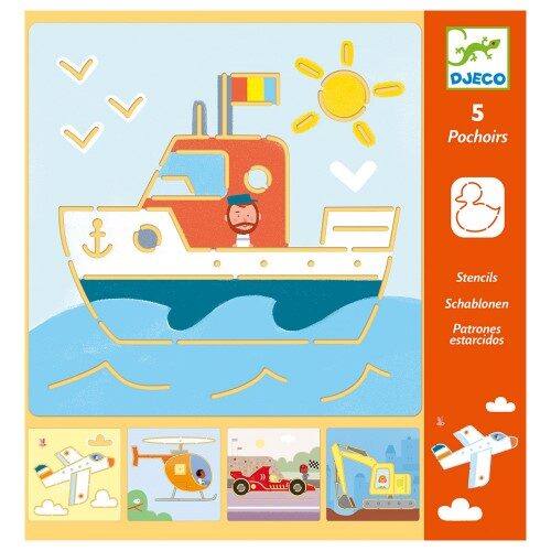 ΣΤΕΝΣΙΛ "ΟΧΗΜΑΤΑ" DJECO 08819