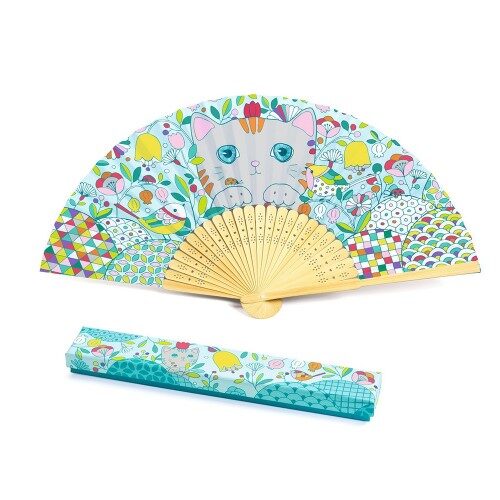 DIY ΦΤΙΑΧΝΩ ΚΑΙ ΧΡΩΜΑΤΙΖΩ  ΒΕΝΤΑΛΙΑ ΚΑΙ ΘΗΚΗ "ΓΑΤΟΥΛΑ" DJECO 07949