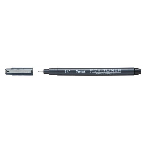ΜΑΡΚΑΔΟΡΟΣ ΑΚΙΔΑ ΜΑΥΡΟ 0.1ΜΜ PENTEL PES20P-1A
