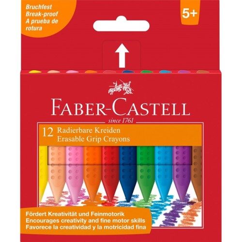 12 ΚΡΑΓΙΟΝ ΖΩΓΡΑΦΙΚΗΣ GRIP FABER CASTELL 122520