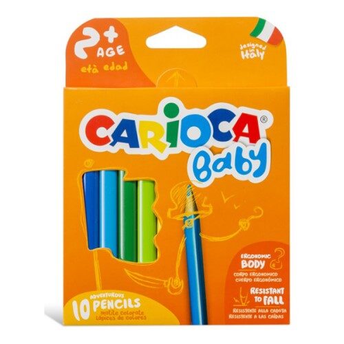 ΞΥΛΟΜΠΟΓΙΕΣ CARIOCA BABY 10 ΧΡΩΜΑΤΑ 42819
