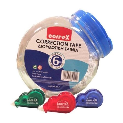 ΔΙΟΡΘΩΤΙΚΗ ΤΑΙΝΙΑ 5mmX6m CORR-EX 741 (3 ΕΠΙΛΟΓΕΣ)
