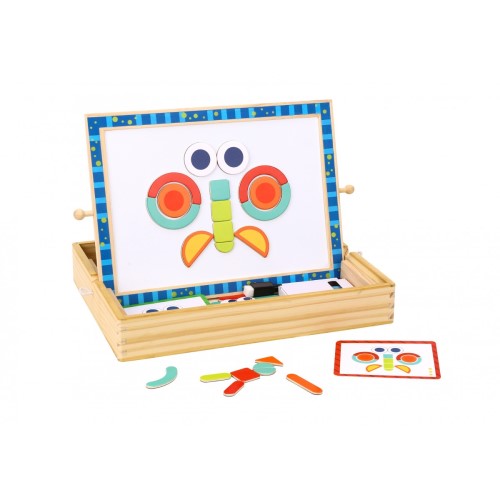 ΞΥΛΙΝΟΣ ΜΑΓΝΗΤΙΚΟΣ ΠΙΝΑΚΑΣ ΔΡΑΣΤΗΡΙΟΤΗΤΩΝ TOOKY TOY ΚΩΔ:ΤF849