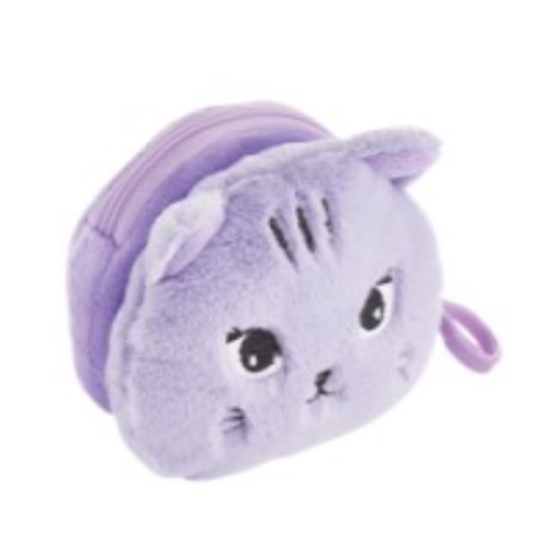 BACK2FUN ΠΟΡΤΟΦΟΛΙ ΓΙΑ ΚΕΡΜΑΤΑ  9.5x9.5x6cm "FLUFFY ΓΑΤΑΚΙ" ΚΩΔ:844.193846